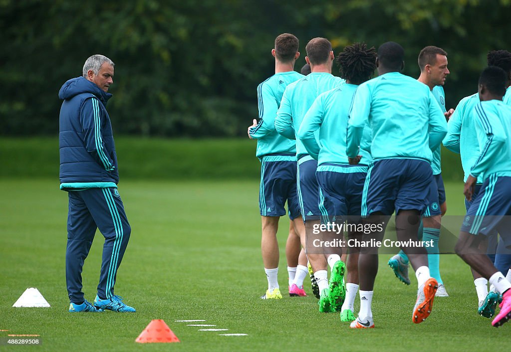 Chelsea Training Session & Press Conference