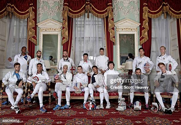 Miles Chamley-Watson, Gerek Meindhardt and Race Imboden of USA, Andrea Baldini, Giorgio Avola, Edoardo Luperi, Daniele Garozzo of Italy, Enzo Lefort,...