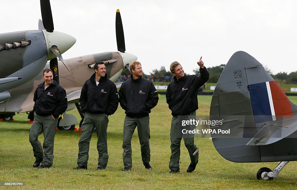 Prince Harry Attends The Battle Of Britain Flypast