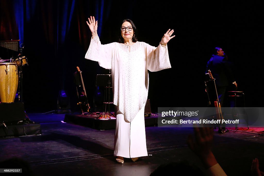 Nana Mouskouri On Happy Birthday Tour In Paris