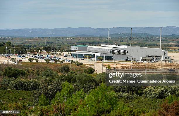 General view of Castellon airport on September 15, 2015 in Castellon de la Plana, Spain. Ryanair is the first airline to operate scheduled flights...