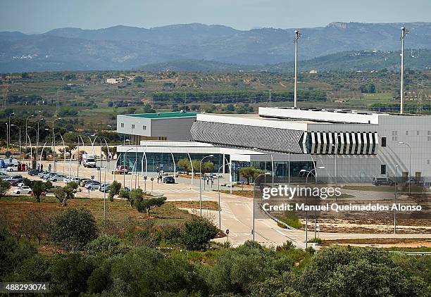 General view of Castellon airport on September 15, 2015 in Castellon de la Plana, Spain. Ryanair is the first airline to operate scheduled flights...