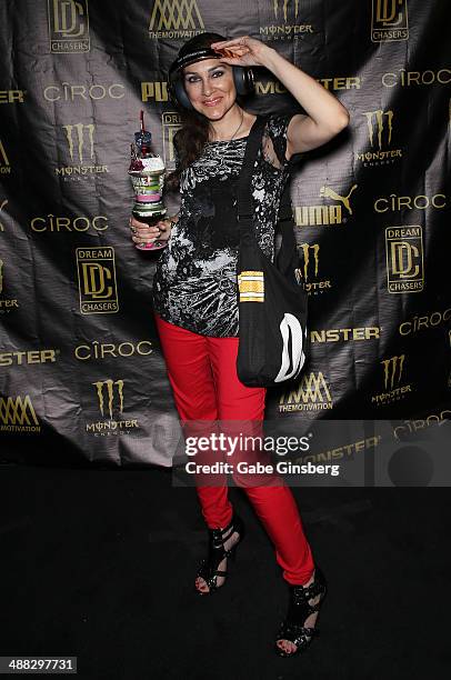 Actress/model Bonnie Mercado attends Meek Mill's birthday party on May 4, 2014 in Las Vegas, Nevada.