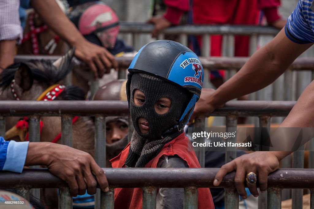 Child Jockeys Compete In Traditional Indonesian Horse Race