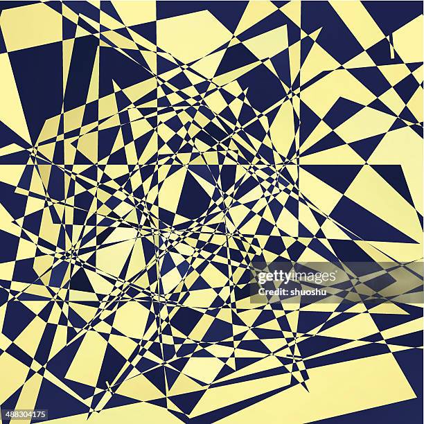 abstract color geometry pattern background - small triangle pattern stock illustrations