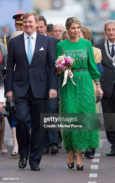 King Willem-Alexander of The Netherlands and Queen Maxima of The Netherlands attend the Freedom Concert on May 5, 2014 in Amsterdam, Netherlands....