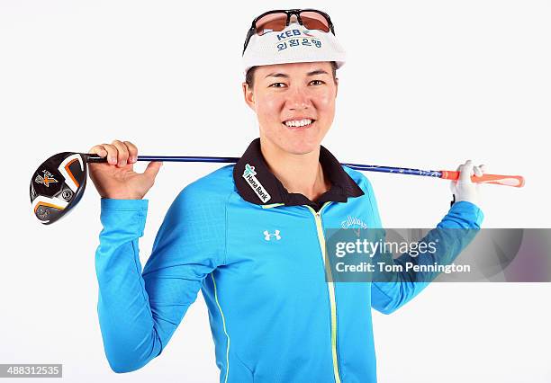 Player Vicky Hurst poses for a portrait prior to the start of the North Texas LPGA Shootout Presented by JTBC at the Las Colinas Country Club on...