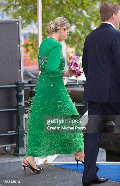 King Willem-Alexander of The Netherlands and Queen Maxima of The Netherlands attend the Freedom Concert on May 5, 2014 in Amsterdam, Netherlands....