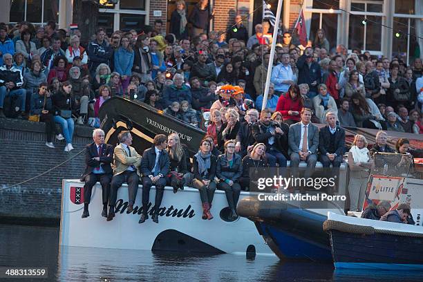 Crowds attend the Freedom Concert on May 5, 2014 in Amsterdam, Netherlands.