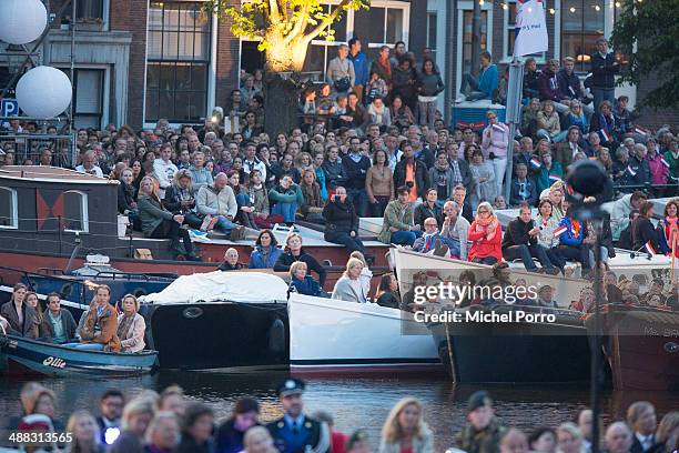 Cowds attend the Freedom Concert on May 5, 2014 in Amsterdam, Netherlands.