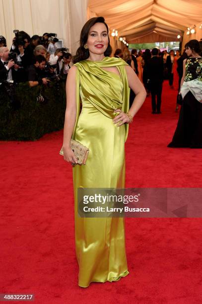 Fabiola Beracasa attends the "Charles James: Beyond Fashion" Costume Institute Gala at the Metropolitan Museum of Art on May 5, 2014 in New York City.