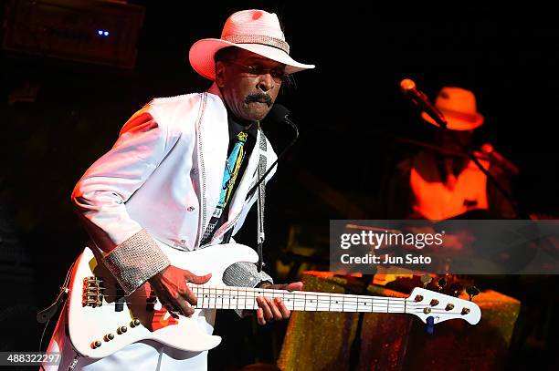 Larry Graham performs at Billboard Live on May 5, 2014 in Tokyo, Japan.