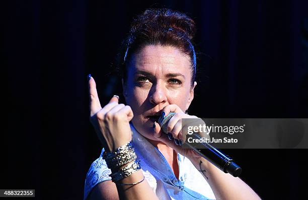 Ashling Biscuit-Cole performs live at Billboard Live on May 5, 2014 in Tokyo, Japan.