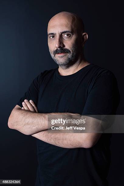 Director Gaspar Noe from "Love" poses for a portrait at the 2015 Toronto Film Festival at the TIFF Bell Lightbox on September 15, 2015 in Toronto,...