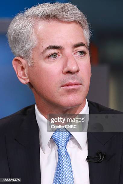 Pictured: Bill Ackman, founder and CEO of Pershing Square Capital Management, in an interview on September 11, 2015 --