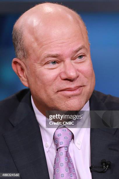 Pictured: David Tepper, president and founder of Appaloosa Management, in an interview on September 10, 2015 --