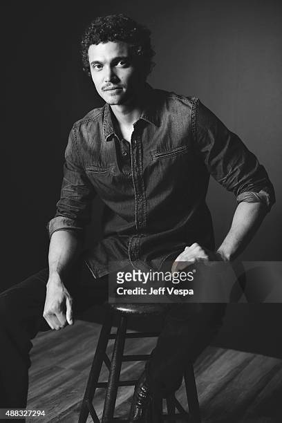 Actor Karl Glusman from "Love" poses for a portrait during the 2015 Toronto International Film Festival at the TIFF Bell Lightbox on September 15,...