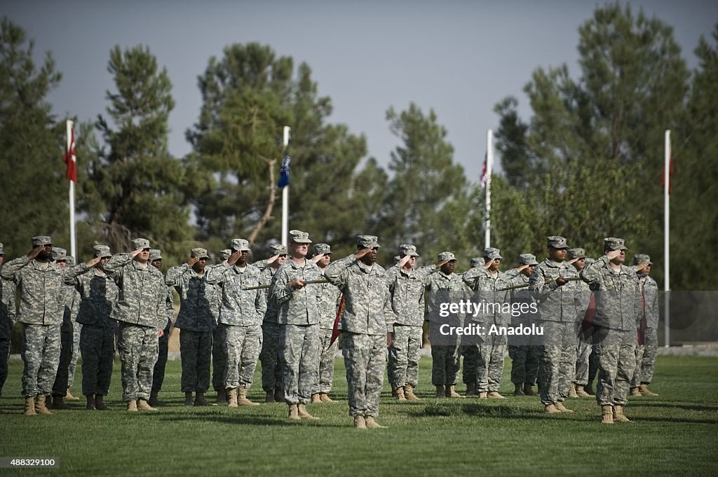 US soldiers finish their duty over NATO's patriot missiles in Turkey's Gaziantep