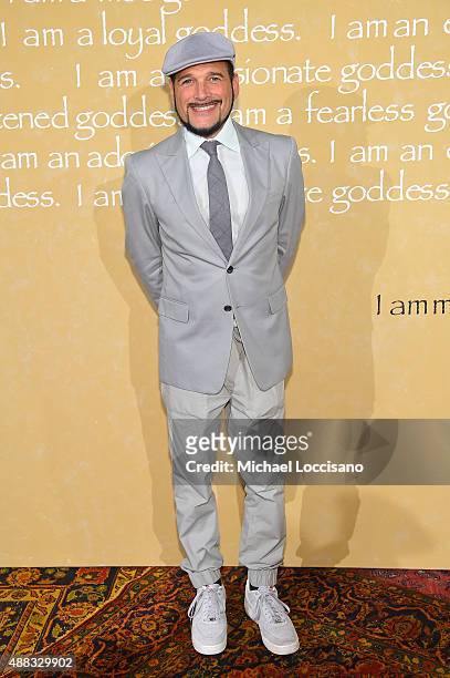Stylist Phillip Bloch attends Alice + Olivia By Stacey Bendet Spring 2016 during New York Fashion Week: The Shows at The Gallery, Skylight at...