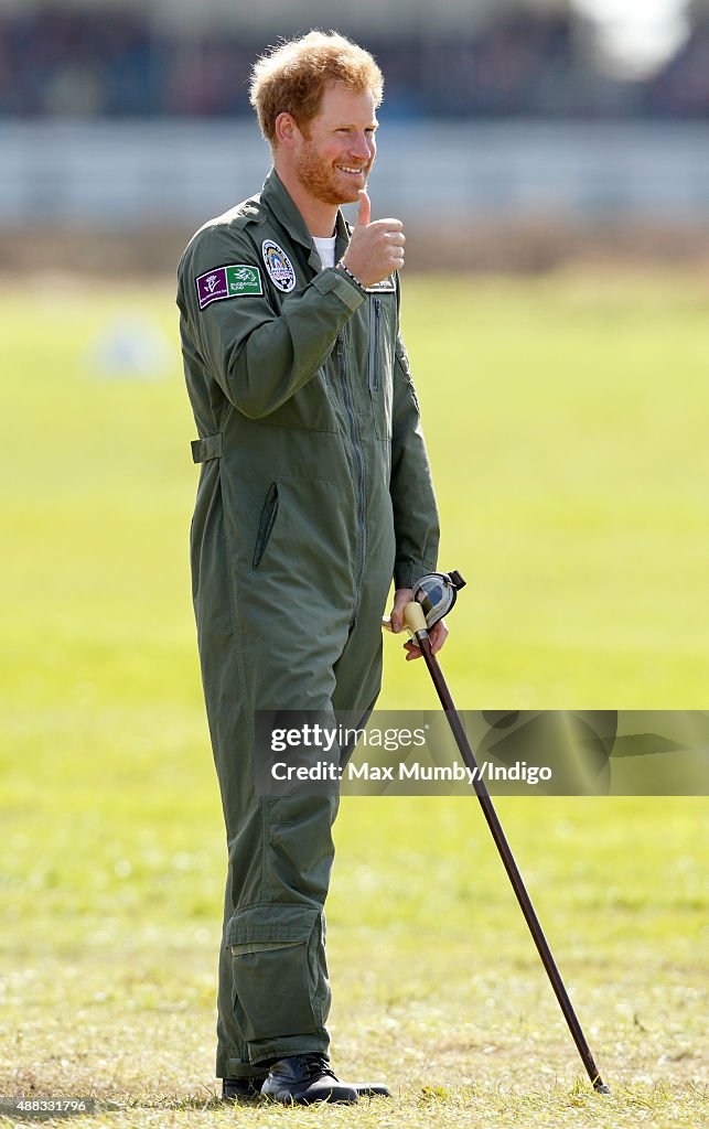 Prince Harry Attends The Battle Of Britain Flypast