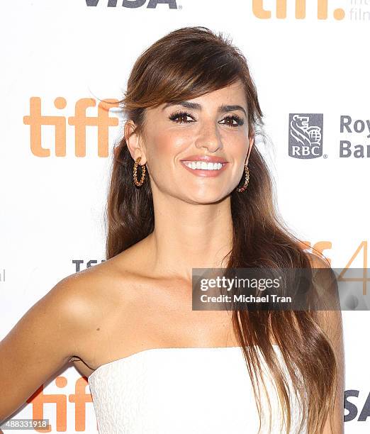 Penelope Cruz arrives at the "Ma Ma" premiere during 2015 Toronto International Film Festival held at The Elgin on September 15, 2015 in Toronto,...