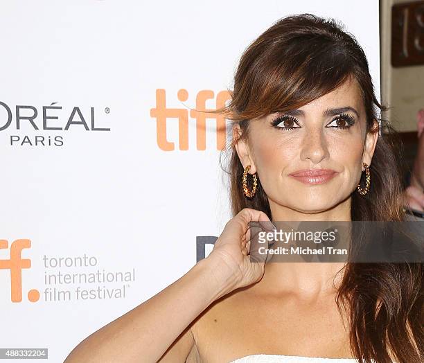 Penelope Cruz arrives at the "Ma Ma" premiere during 2015 Toronto International Film Festival held at The Elgin on September 15, 2015 in Toronto,...