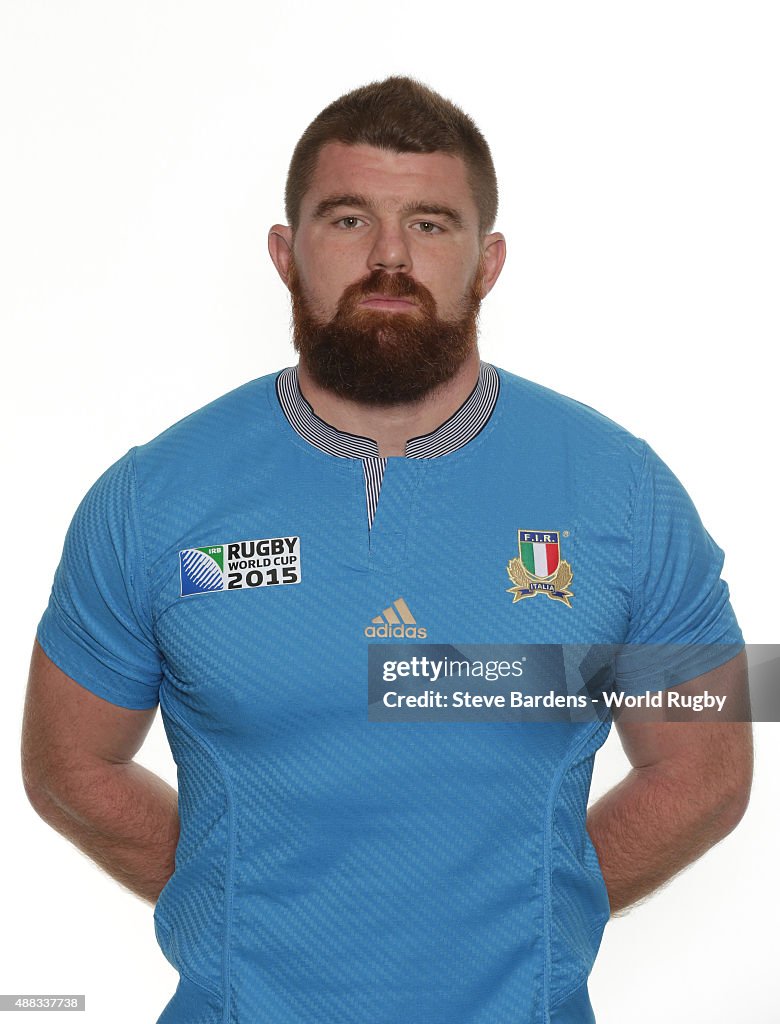 Michelle Rizzo Rccl Michele Rizzo of Italy poses during the Italy Rugby World Cup 2015 ...