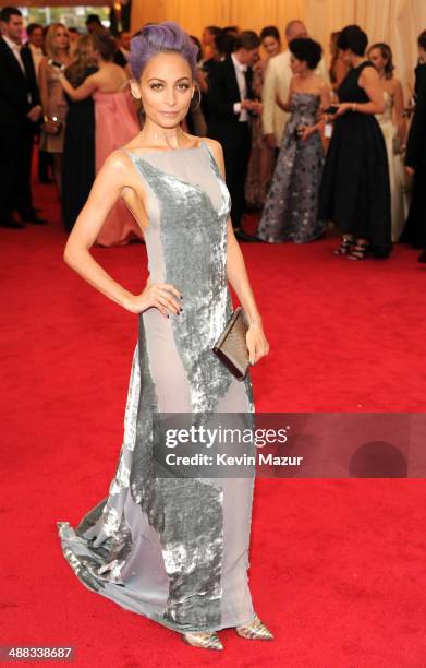 Nicole Richie attends the "Charles James: Beyond Fashion" Costume Institute Gala at the Metropolitan Museum of Art on May 5, 2014 in New York City.