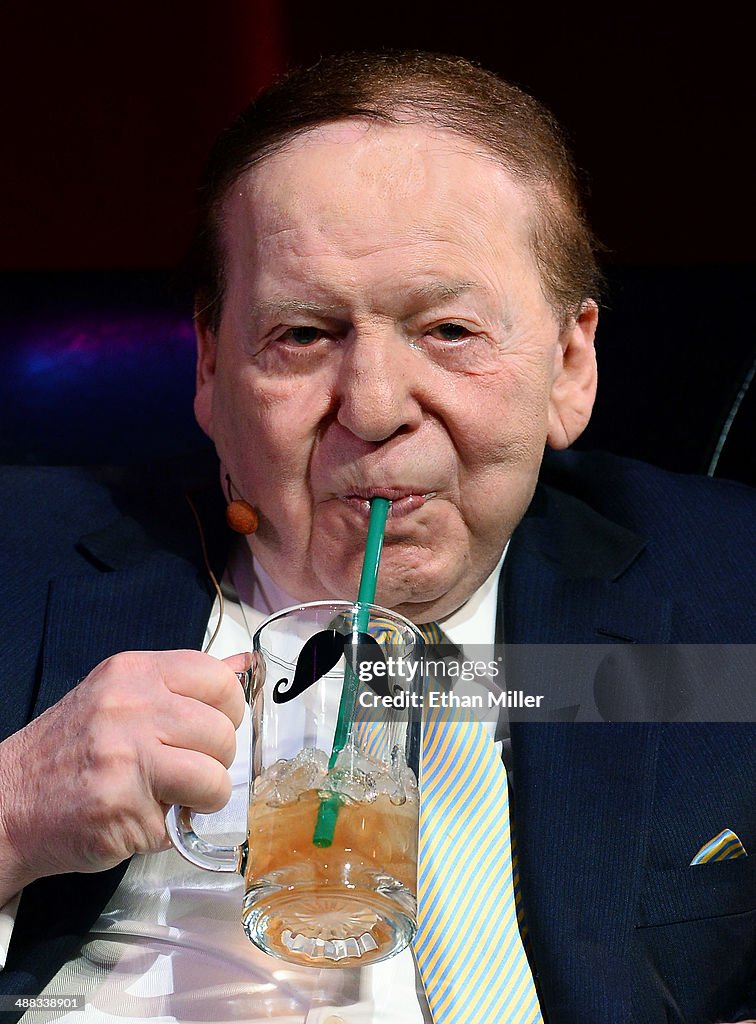 Casino Magnate Sheldon Adelson Addresses Hospitality Students At UNLV