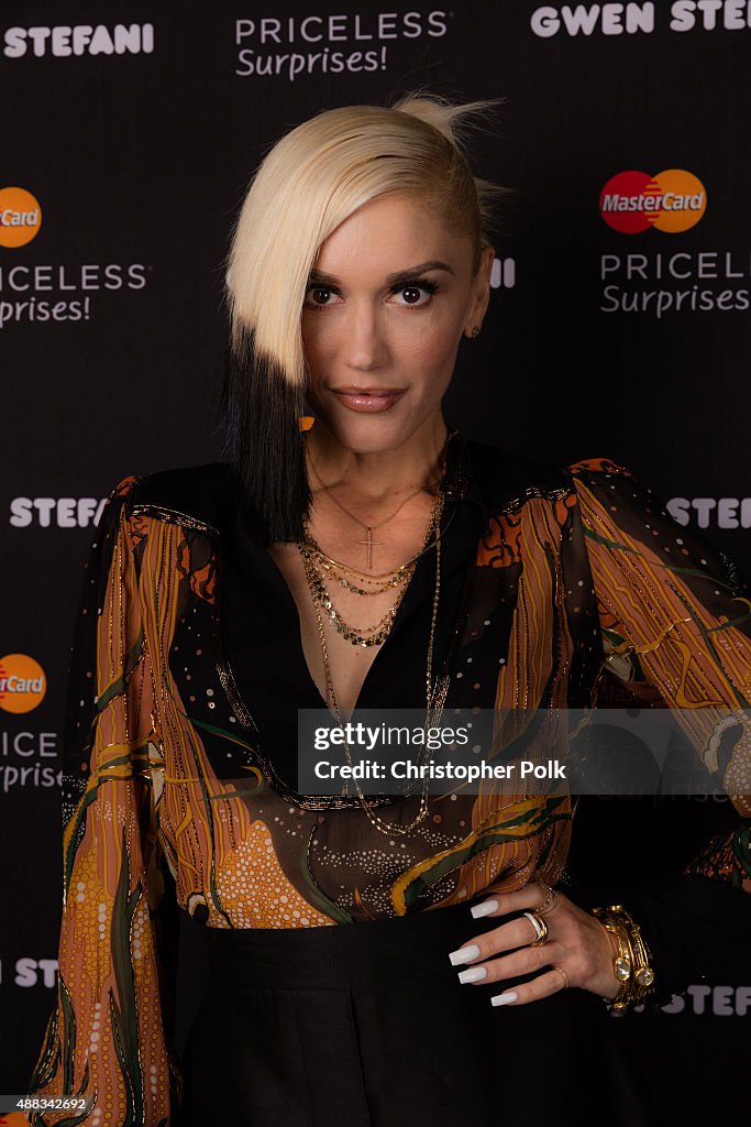 Gwen Stefani And MasterCard Announce An Exclusive Performance In New York City