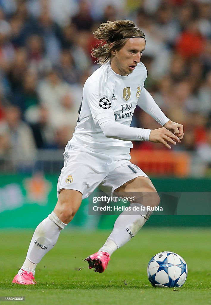 Luka Modric of Real Madrid in action during the UEFA Champions League ...