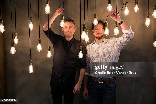 Standup comic, podcaster and CEO of the growing Nerdist empire Chris Hardwick, left, and president of Nerdist Enterprises Chris Hardwick, Adam Rymer...