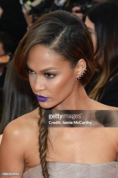 Joan Smalls attends the "Charles James: Beyond Fashion" Costume Institute Gala at the Metropolitan Museum of Art on May 5, 2014 in New York City.