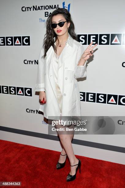 Singer/songwriter Charli XCX attends Sesac's 2014 Pop Awards at The New York Public Library on May 5, 2014 in New York City.