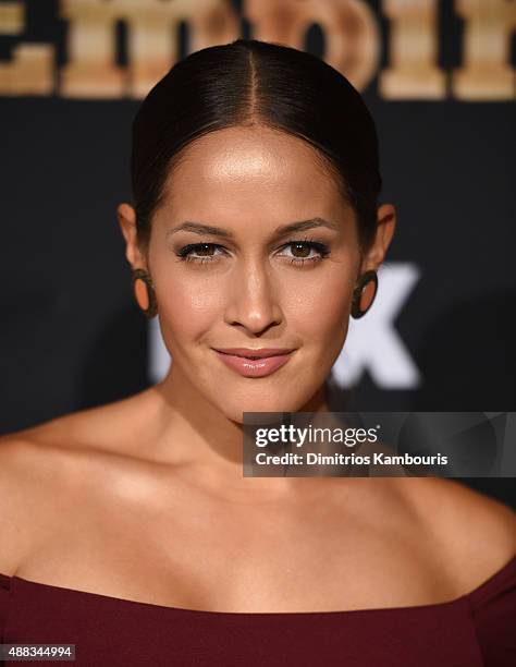 Jaina Lee Ortiz attends the "Empire" Series Season 2 New York Premiere at Carnegie Hall on September 12, 2015 in New York City.