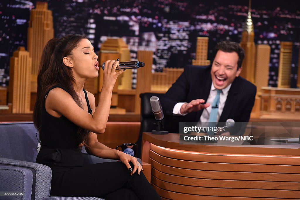 Ariana Oscar Fashion Tonight Ariana Grande Visits