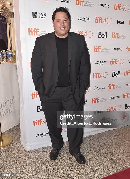 Actor Greg Grunberg attends the "Heroes Reborn" premiere during the 2015 Toronto International Film Festival at the Winter Garden Theatre on...