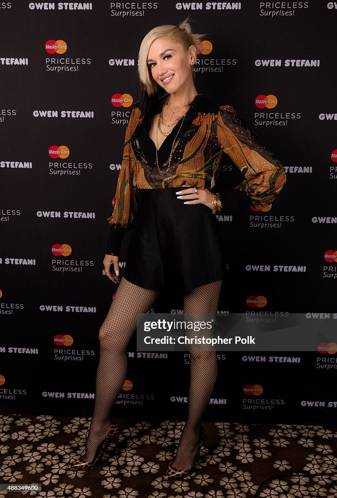 Gwen Stefani And MasterCard Announce An Exclusive Performance In New York City
