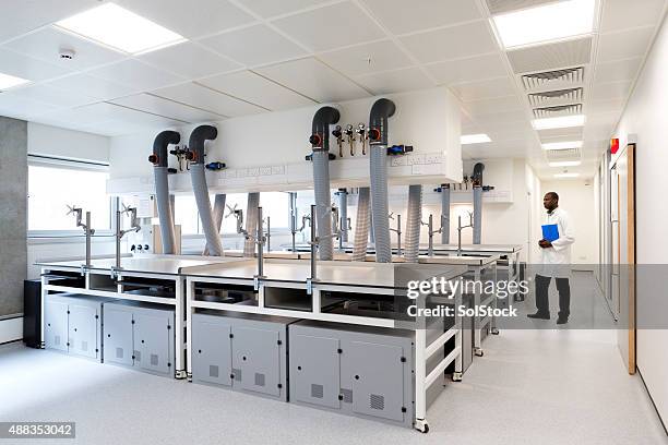newly furbished laboratory - drug manufacturing factory stock pictures, royalty-free photos & images