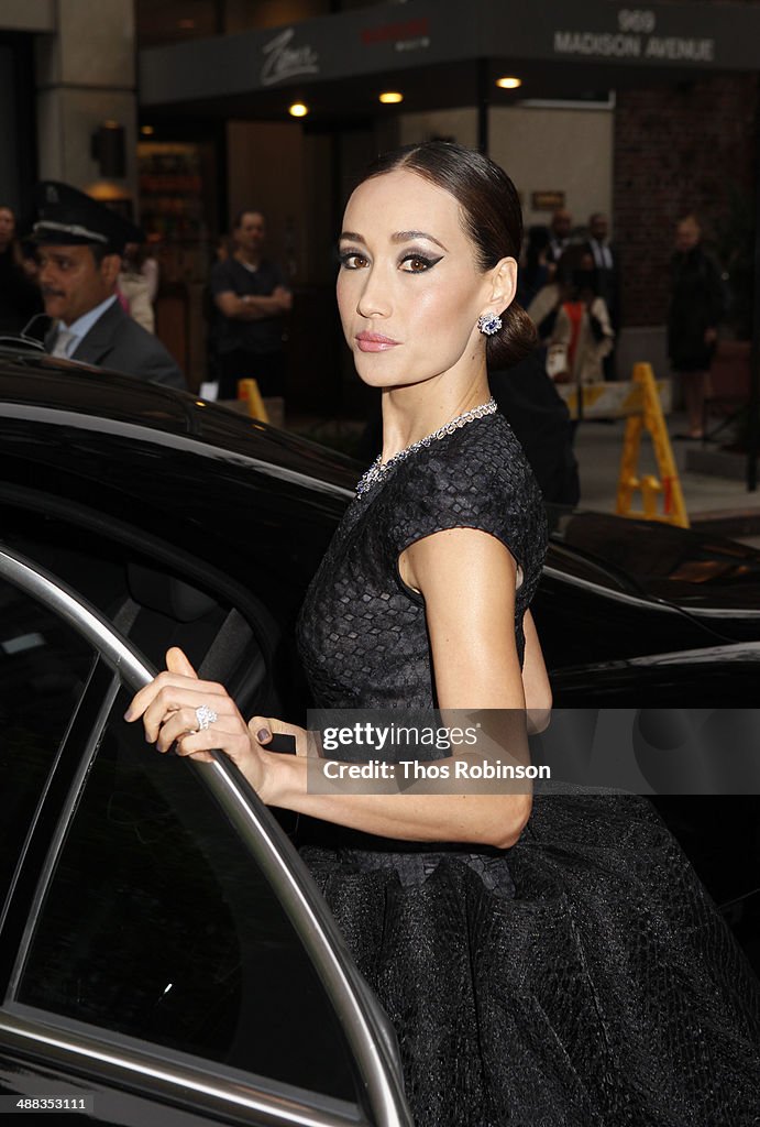 MET Gala 2014 - Departures From The Carlyle