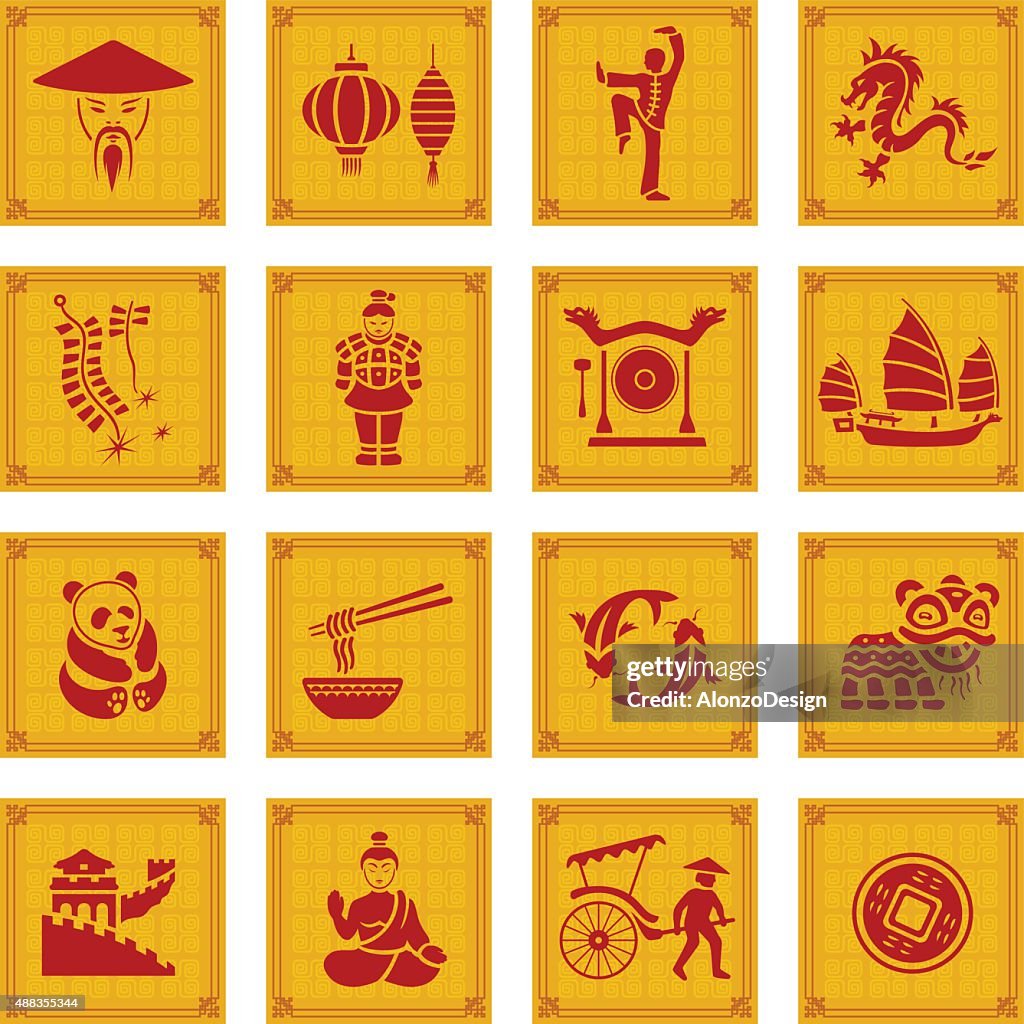 Chinese Icon Set
