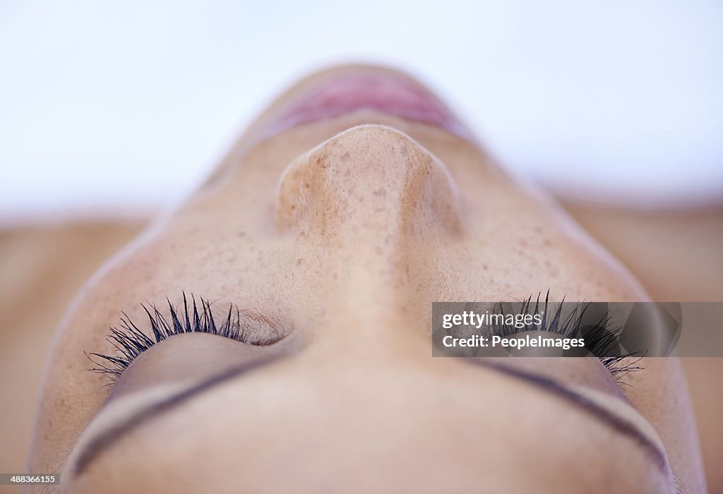 È in uno stato di relax assoluto e tranquillità