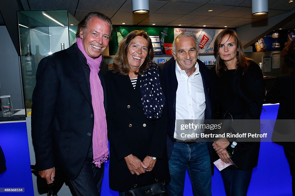 Charles Aznavour Performs At Palais des Sports In Paris