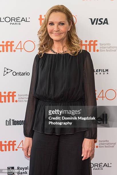 Actress Joan Allen attends the "Room" premiere during the 2015 Toronto International Film Festival at the Princess of Wales Theatre on September 15,...