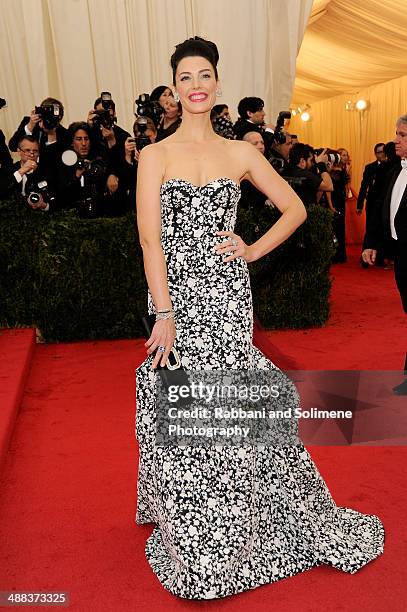 Jessica Pare attends the "Charles James: Beyond Fashion" Costume Institute Gala at the Metropolitan Museum of Art on May 5, 2014 in New York City.