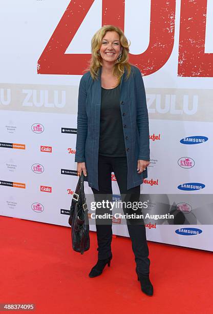 Bettina Tietjen attends the German premiere of the film 'Zulu' at Cinemaxx on May 5, 2014 in Hamburg, Germany.