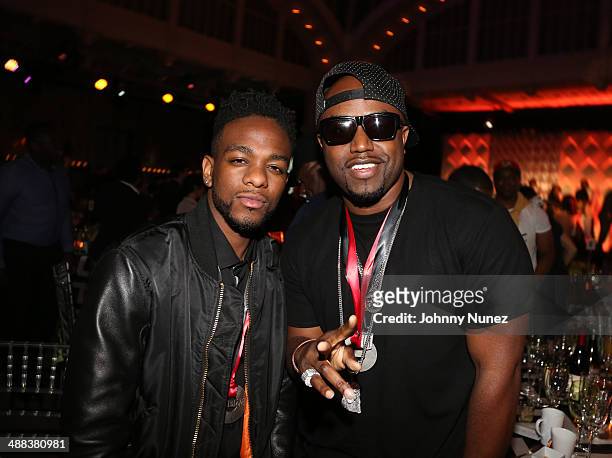 Jaylien Wesley and Rico Love attend Sesac's 2014 Pop Awards at The New York Public Library on May 5, 2014 in New York City.