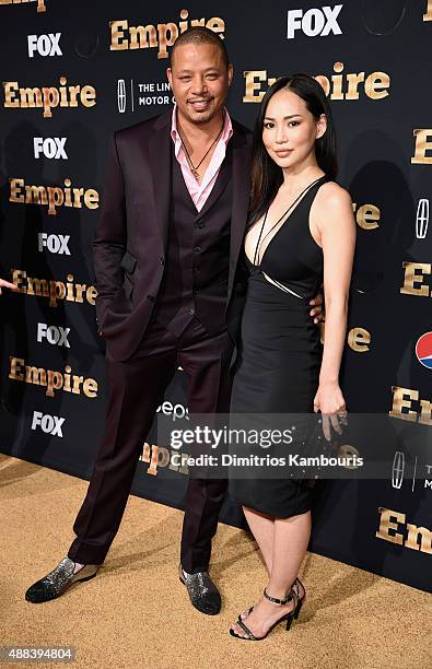Terence Howard and Miranda Howard attend the "Empire" series season 2 New York Premiere at Carnegie Hall on September 12, 2015 in New York City.