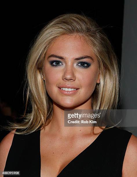 Kate Upton attends Narciso Rodriguez fashion show during Spring 2016 New York Fashion Week at SIR Stage37 on September 15, 2015 in New York City.
