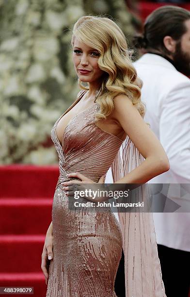 Blake Lively attends the "Charles James: Beyond Fashion" Costume Institute Gala at the Metropolitan Museum of Art on May 5, 2014 in New York City.